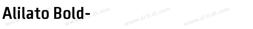 Alilato Bold字体转换